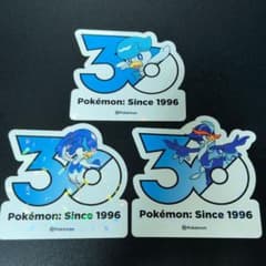 ら*む様 【韓国限定】ポケモン30周年ステッカー クワッス ウェルカモ