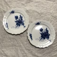 【美品】ROYAL COPENHAGEN ブルーフラワー　17cm 618 2枚のサムネイル