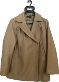 【美品】UNIQLO ユニクロ ウール混ショートコート キャメル XL アウターのサムネイル