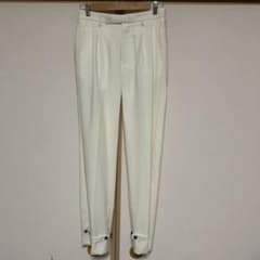 DAIRIKU20SS Deck Detail Wool Slacks 白のサムネイル