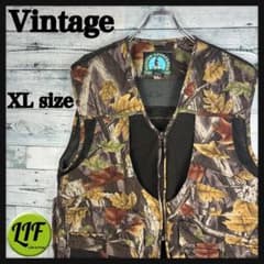 Freeサイズ！リアルツリーカモ　ハンティングベスト 90s USA製 10x リアルツリーカモ ハンティング ベスト迷彩 - メルカリ