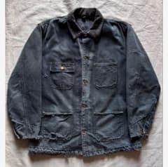 【鬼フェード 】 Carhartt ミシガンチョアコート ボロ ブラック 鬼ヒゲ 鬼フェード 】 Carhartt ミシガンチョアコート ボロ ブラック 鬼ヒゲ