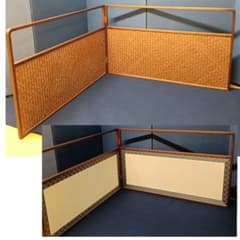 AR53 網代風 風炉先屏風 両面 利休梅 網代に見える風炉先 茶道具