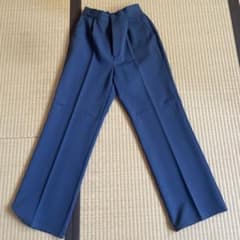 ブルー　スラックス　Mサイズ