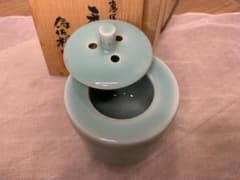 Celadon Incense Burner with Gift Box [Great Bargain] [Excellent Condition] Incense, Antique Art, Antiques, Seiji