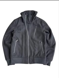 high neck wool bomber jacketのサムネイル