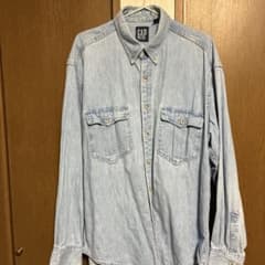 OLD GAP デニムシャツ 長袖 メンズ L カナダ製のサムネイル