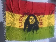 ボブ・マーリー タペストリー 赤 黄 緑 レゲエ オシャレ - メルカリ