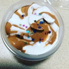 カフェラテアイス風スライムのサムネイル