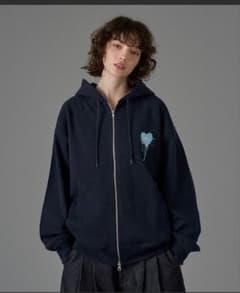 ONCILY 25AW HEART LOGO FULL-ZIP HOODIEのサムネイル