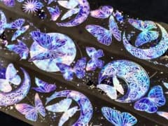 巻売 430★ 海外 マスキングテープ マステ PET 装飾 花 蝶 金ホロ 切売 1681☆ 海外 マスキングテープ マステ PET 装飾 蝶 銀ホロ - メルカリ