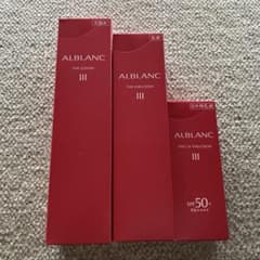 ALBLANC 化粧水 III 朝用乳液SPF50 夜用乳液IIIのサムネイル