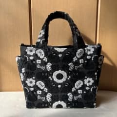 のびしろ応援【ジョリーフルール】もふもふサイドポケット付　M パンダブラック のびしろ応援【ジョリーフルール】もふもふサイドポケット付 M パンダ