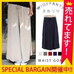 【大人気商品】ガウチョパンツ ★ワイドパンツ☆2016 新作★のサムネイル