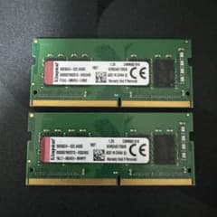 Kingston DDR4 8GB ノートPC用メモリ 2枚セット - メルカリ