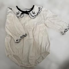 ★新品未使用　韓国服　襟付きロンパース 73cmのサムネイル