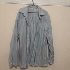 音*♪様 UNIQLO :C ブロードオーバーサイズシャツＬ/62 BLUE/スのサムネイル