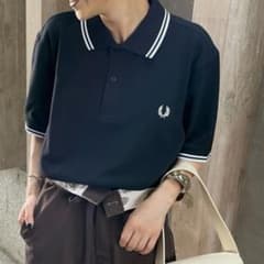 ※美品　フレッドペリー　ポロシャツ　ネイビー フレッドペリー FRED PERRY FRED PERRY THE ORIGINAL FRED PERRY SHIRT