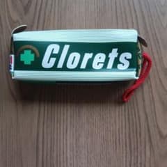 Clorets 筆箱 緑色 赤いストラップ付きのサムネイル