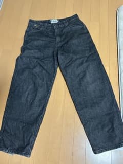 DIME ダイム ブラックデニム ワイドデニム バギーパンツ 黒のサムネイル