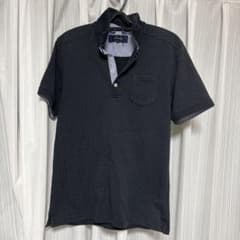 a.v.v HOMME ポロシャツ ドット柄 ネイビー Lサイズのサムネイル