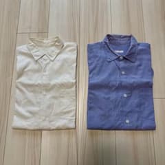 COMOLI シャツ2枚セット Wiite Sax サイズ1のサムネイル