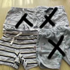ベビーギャップ 他　恐竜デザインパンツ4点セット(~95cm)のサムネイル