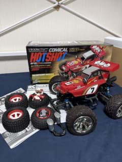 タミヤ　ラジコン　コミカルホットショットカスタム　スーパーワイドトレッド仕様 タミヤコミカルホットショット スーパーワイドトレッド仕様 レッドブル