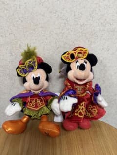 ディズニー ミッキー ミニー ぬいぐるみバッジ セットのサムネイル