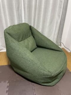 無印良品　MUJI  空気でできたソファ　グリーンのサムネイル