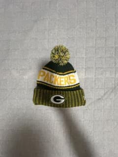 NFL NEW ERA グリーンベイパッカース ボンボン付きニット帽 ビーニー