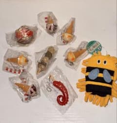 食品サンプルキーホルダーミニチュア マスコット まとめ売りのサムネイル