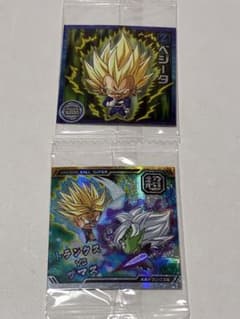 ドラゴンボール　ウエハース　シール　ベジータ　トランクス　ザマスのサムネイル