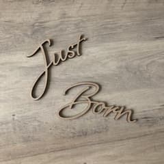 レターバナー just bornのサムネイル