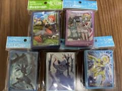 ポケカ　デッキシールド　まとめ売り　カイ　ヒナツ　ルカリオ　ゼラオラ　ゾロアのサムネイル