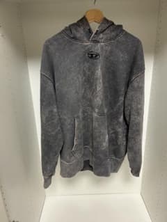 DIESEL グレー フード付き パーカーのサムネイル