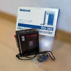 National Mini Cassette Recorder RQ-382 - メルカリ