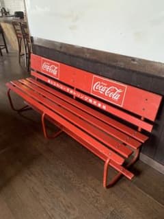 Coca-Cola コカ・コーラ ベンチ チェア 引き取り限定 - メルカリ
