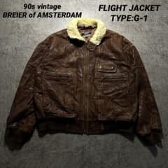 90s vintage】フライトジャケット XL G1 レザージャケット 本革 - メルカリ