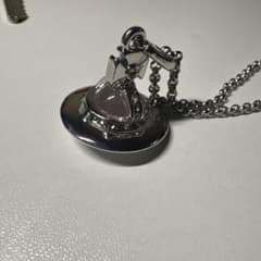 Vivienne Westwood オーブ ネックレス シルバー ピンクのサムネイル