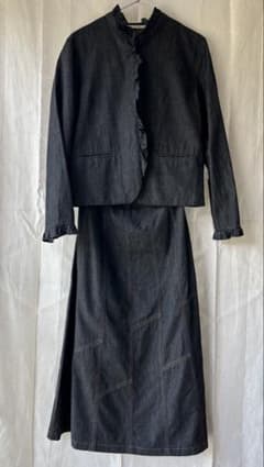Te ligne デニム スカートセットアップ フリルのサムネイル