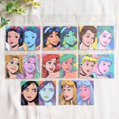 ディズニー プリンセス ポップアート ステッカー 8枚セット 限定商品 レア