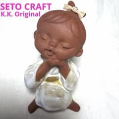 人形　陶器　オブジェ　置物　インテリア　工芸品　美術品　古物　古美術　昭和レトロ 昭和レトロ セトクラフト 女の子 陶器 置物 人形 ヴィンテージ - メルカリ