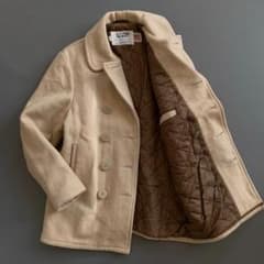 希少カラー Schott 740N Pコート USA製 38 ベージュ ショット - メルカリ
