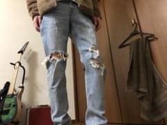 ZARA MAN ダメージジーンズ スキニーのサムネイル