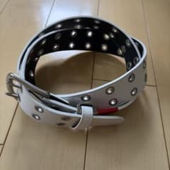 s*u様 Levi's ダブルピン ハトメ ベルト ホワイトのサムネイル