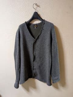 美品】Needles ニードルス スナップカーディガン グレーカーキ サイズM 