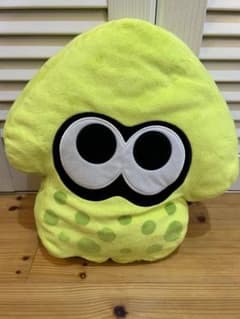 スプラトゥーン イカ クッション ライムグリーンのサムネイル