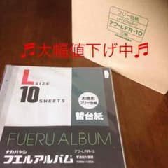 ★大幅値下げ★替台紙10冊★ナカバヤシ☆フエルアルバムのサムネイル