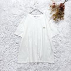 美品✨ ZARA ザラ クルーネック半袖Tシャツ L 大きめ ワンポイント 綿